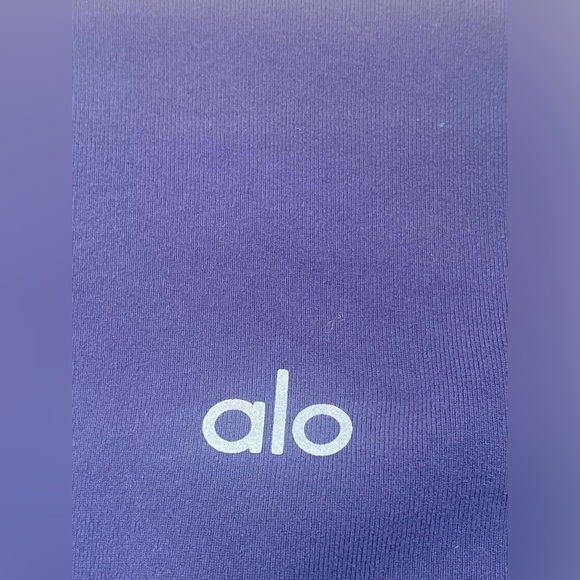 ALO Yoga Moto Leggings, Navy, Size Small - Picture 10 of 12